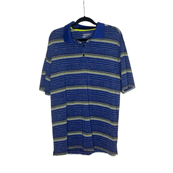 Nike Golf Striped Polo Shirt Size xl - Picture 1 of 3